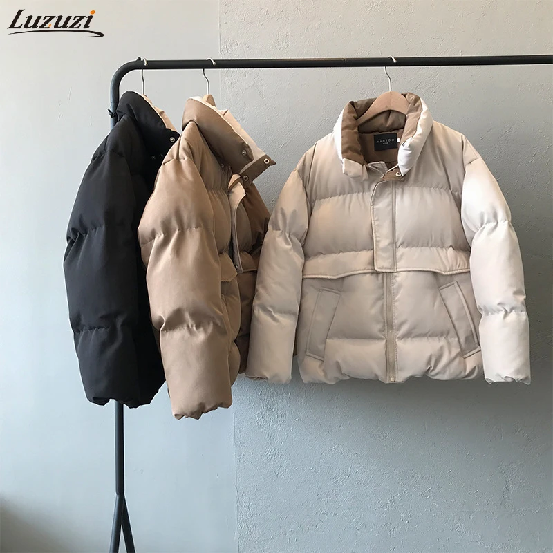 Luzuzi 2019 осенне-зимнее корейское пальто куртка Femme Ins хлопковая стеганая одежда
