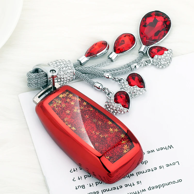 Забавный мягкий чехол для ключей из ТПУ с зыбучим песком Mercedes Benz E Class E200 E260 E300 E320