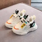 Детские спортивные кроссовки, новинка весны 2020, брендовые белые кроссовки для мальчиков и девочек, повседневные модные детские кроссовки для малышей