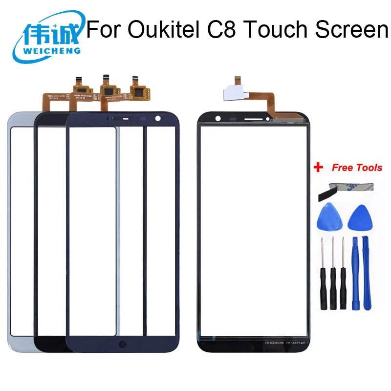 Dexp G155 оригинальный датчик касания для Oukitel C8 сенсорный экран с дигитайзером