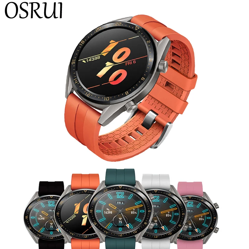 22 мм ремешок для часов Huawei watch GT 2 46 42 20 samsung galaxy Watch gear S3 Frontier amazfit gts Ремешок