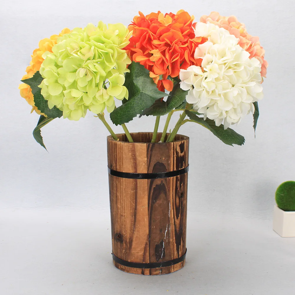 Искусственные цветы гортензии Шелковый букет реквизит для фотографии свадебное