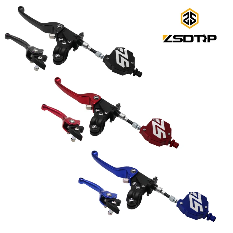 

ZSDTRP CNC Stunt Clutch Easy Pull Cable System Motorcycles Dirt Bike For Honda Yamaha Suzuki Kawasaki Aprilia