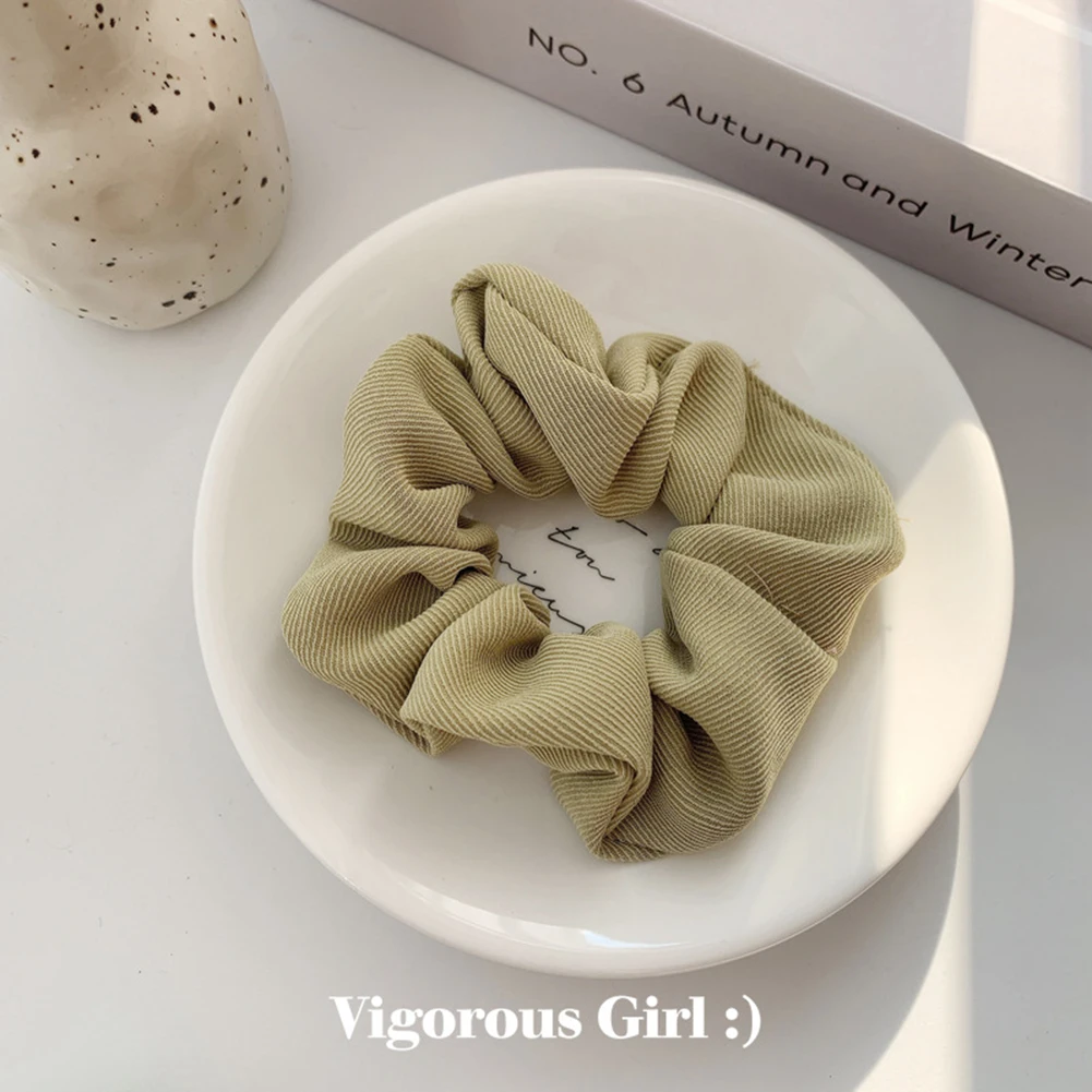 

1PC Women Hair Accessories Female Solid Color Hair Tie Scrunchies Ponytail Hair Holder Rope Chiffon Headwear Dance Scrunch