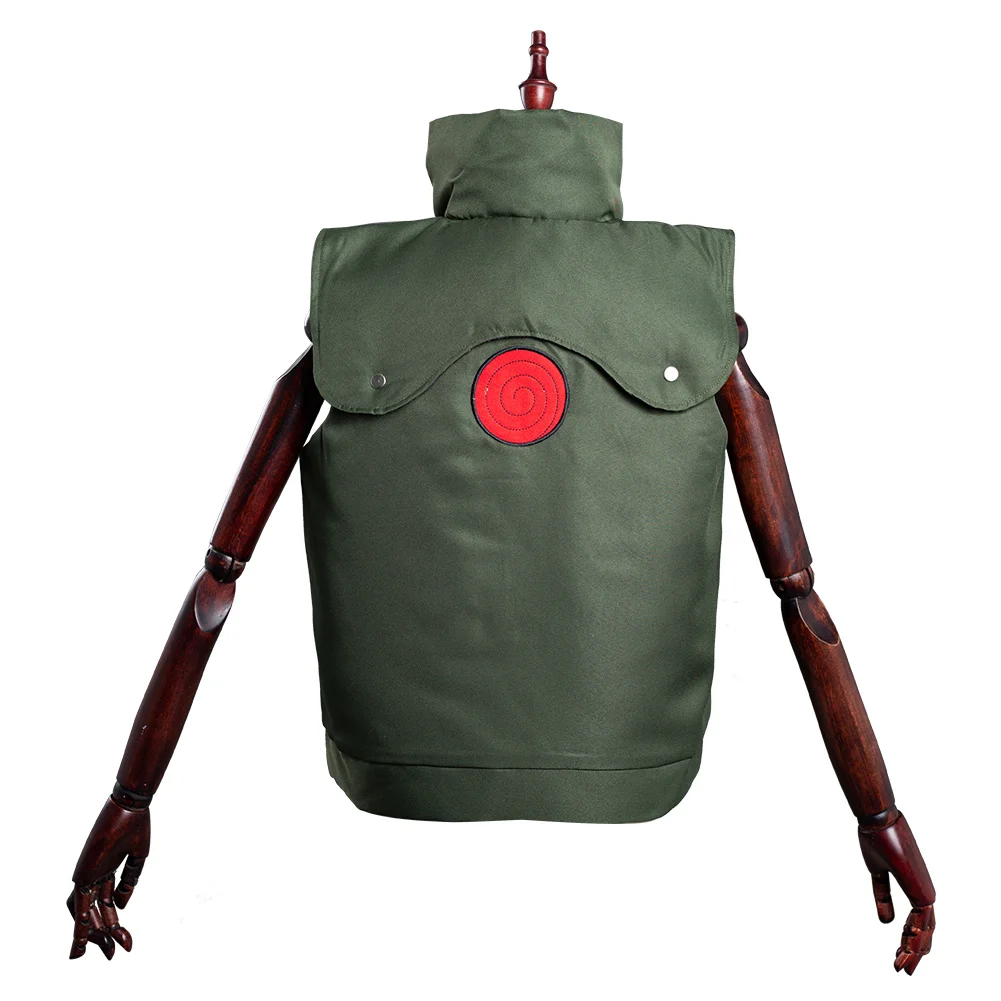 Японское аниме Хатаке Какаши Зеленый Унисекс жилет Косплей Костюмы Хэллоуин Карнавальный костюм.