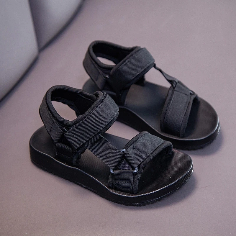 

2021 Summer Boys Sandals Casual Children Kids Shoes Rubber School Breathable Open ToeBoy Beach Sandal