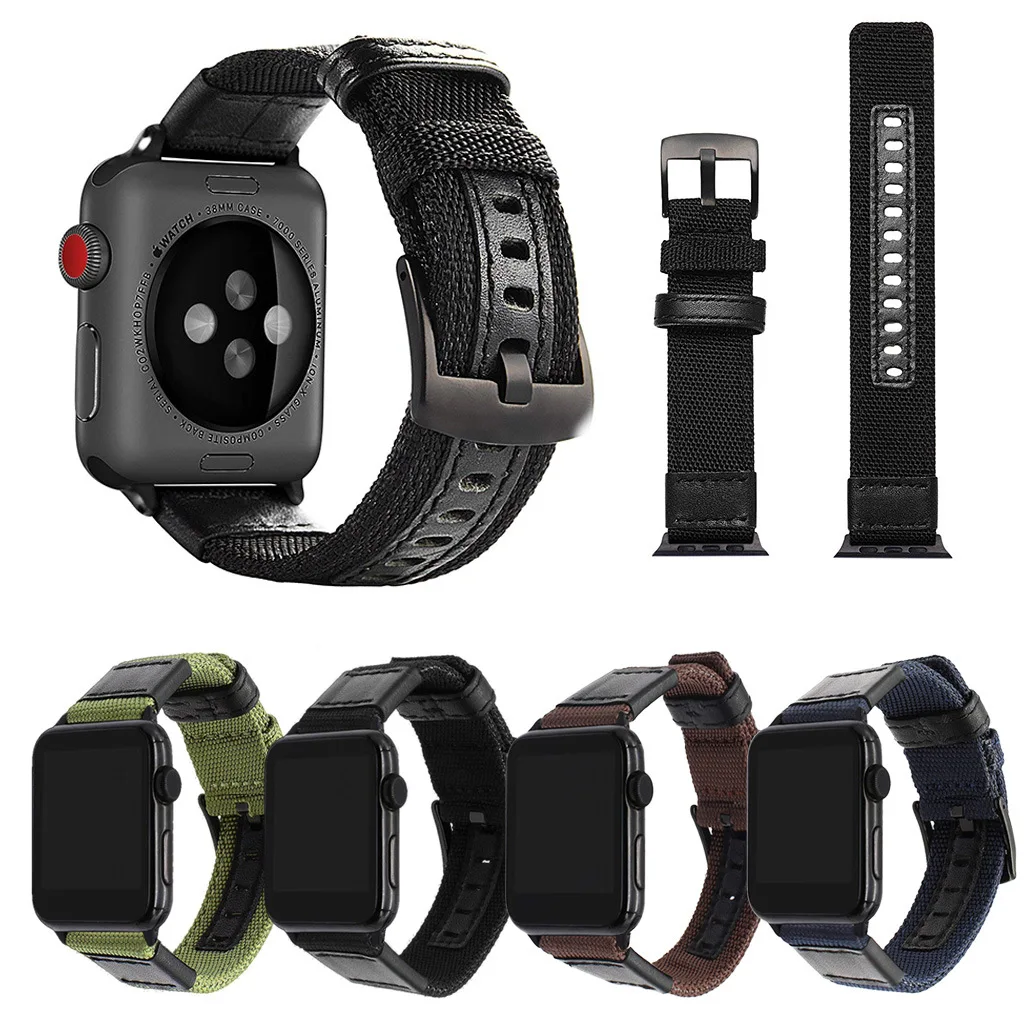 Нейлоновый ремешок для iwatch 42 мм 38 40 44 apple watch band|Ремешки часов| |