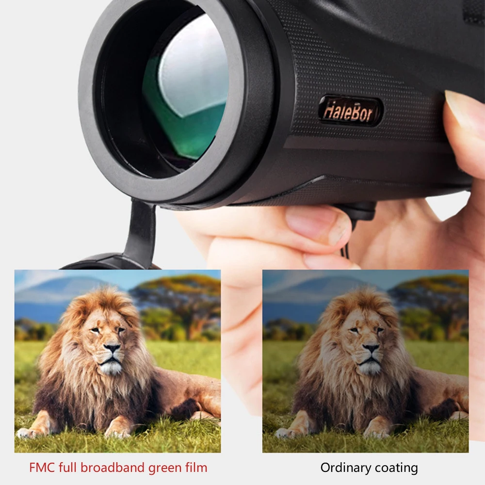 

50x60 Telescope Powerful Monocular Telescope Pocket With Smart Phone Holder Suitable For Hiking Camping Tourism