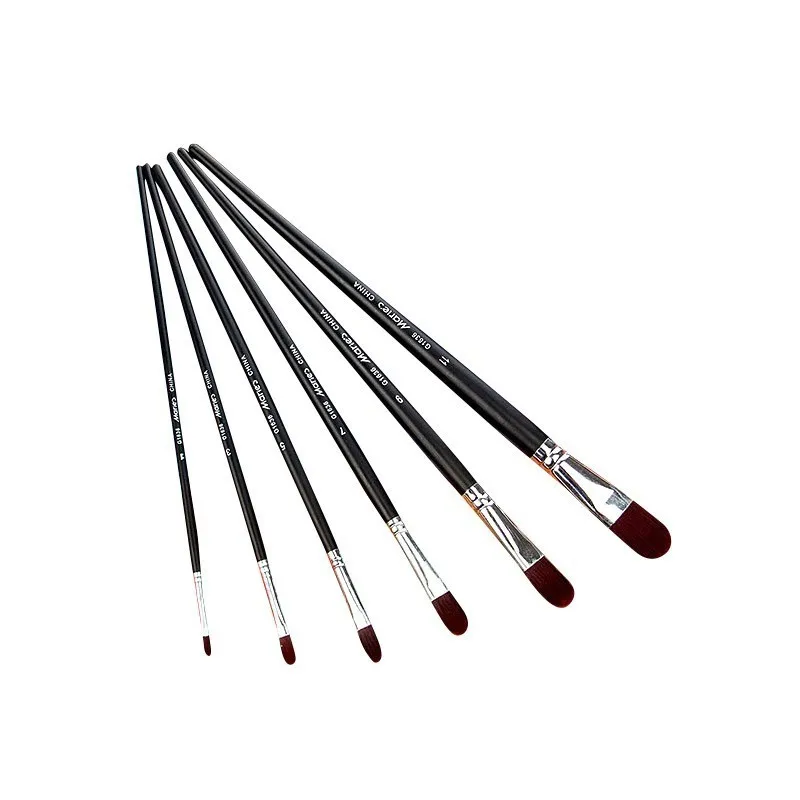 Кисть для масла утки язык нейлоновая кисть винно-красная гуаши акриловая