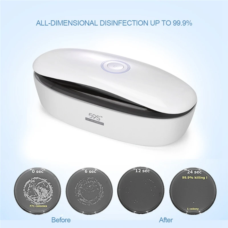 

LED UV Dry Heat Sterilizer USB Charging Sterilizer Nail Clippers Sterilizer Vet-Tattoo Dental Autoclave Manicure Tool