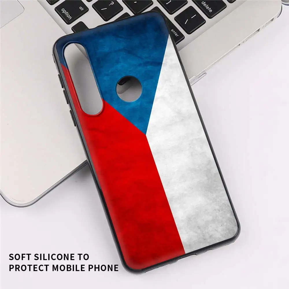 

Czech Republic Flag Phone Case for Motorola Moto G9 Play One Fusion Plus G8 Power Lite Hyper E6s Edge Soft Silicone Cover