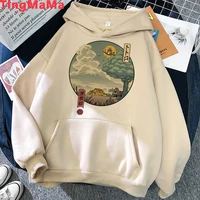 kawaii studio ghibli totoro hoodies women japanese anime streetweat miyazaki hayao harajuku unisex graphic sweatshirts female