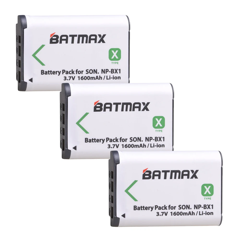 3 шт. аккумуляторы NPBX1 для Sony DSC RX1 RX100 AS100V M3 M2 HX300 HX400 HX50 HX60 GWP88 | Электроника