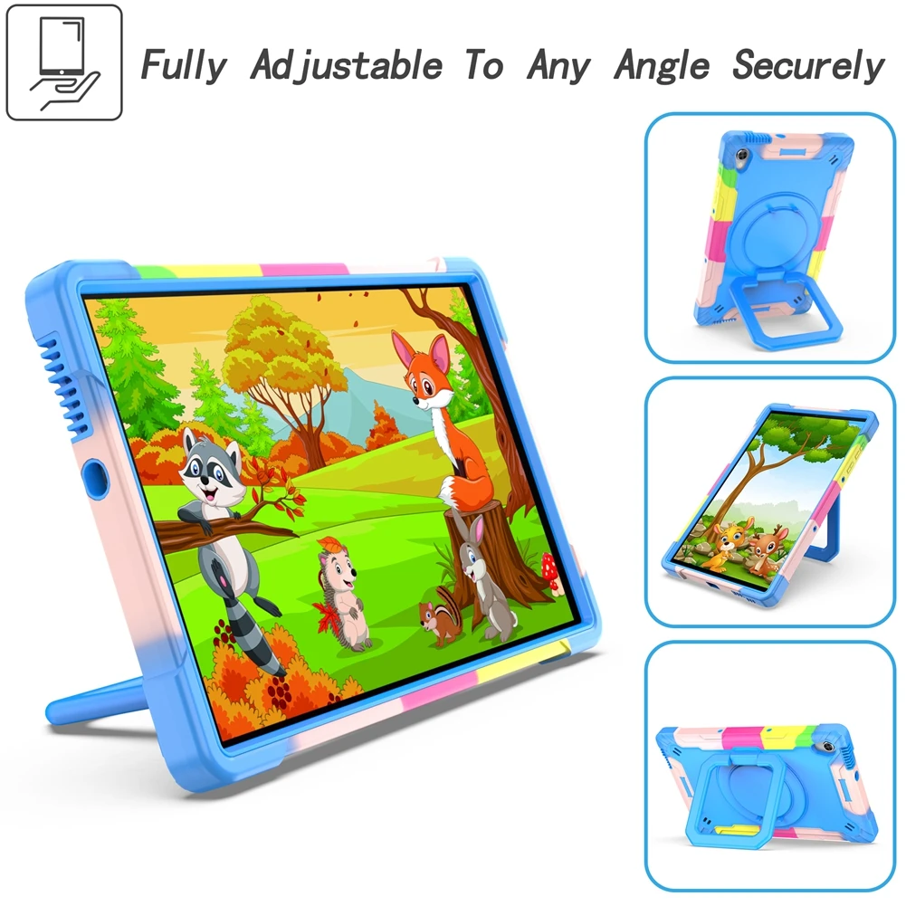 Case For Lenovo M10 M8 TB-X306X/F/M/N 8705F/N Heavy Duty Shockproof Kids Tablets Cover Tab P11 TB-J606F capa Fundas | Компьютеры и