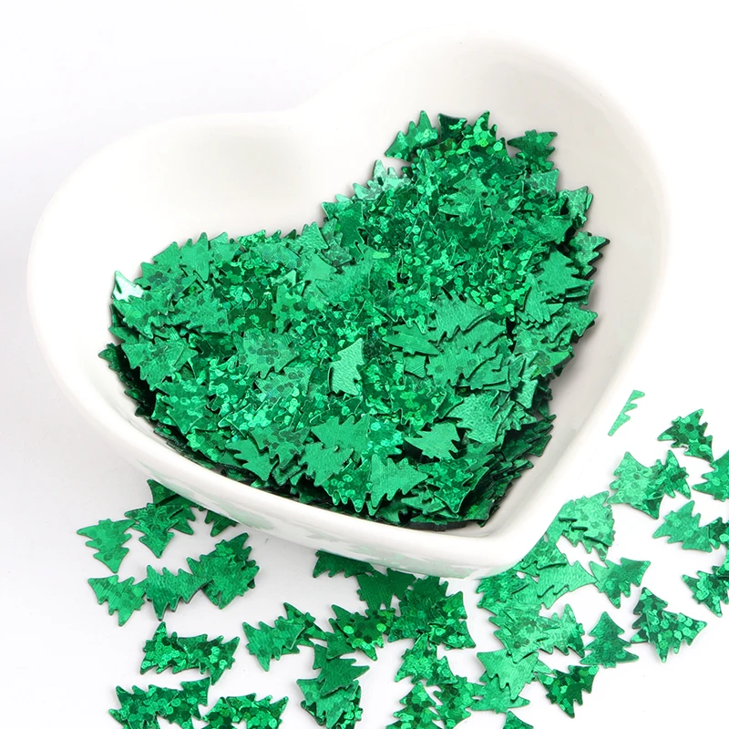 7 мм блесток Рождественская елка пайетками Снежинка блестки ПВХ Свободные