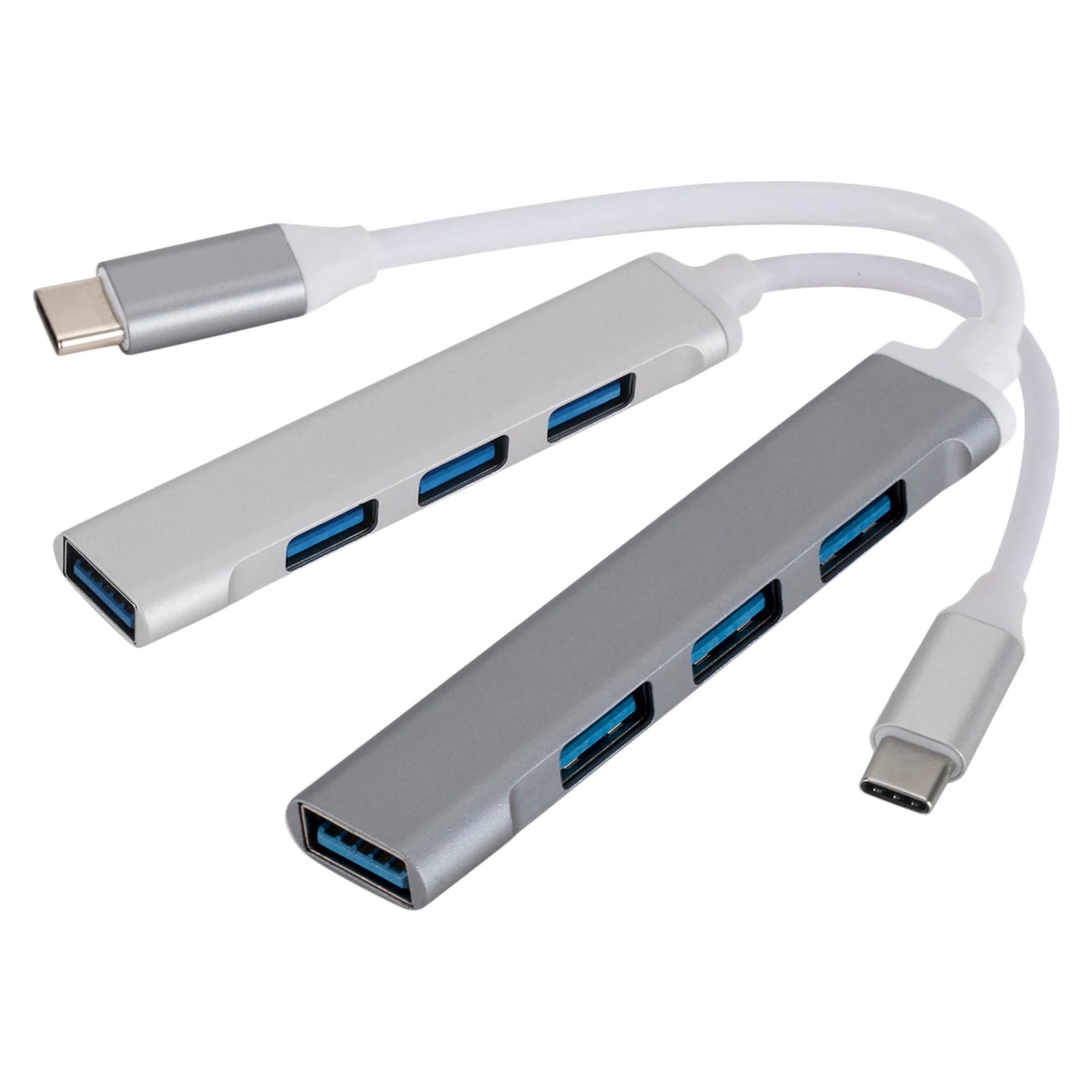 Металлический Мини разветвитель 3 0 дюйма с 4 портами OTG для ПК ноутбука|USB-хабы| |
