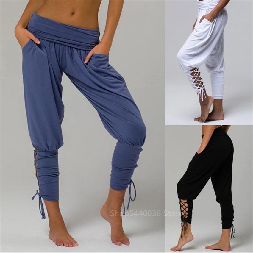 Бандажный однотонный костюм 2021 медеивальный с высокой талией брюки Archer