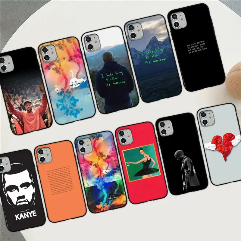 Чехол для телефона Kanye West2 iPhone 8 7 6S Plus X 5S SE 2020 XR 11 12 mini pro XS MAX | Мобильные телефоны и