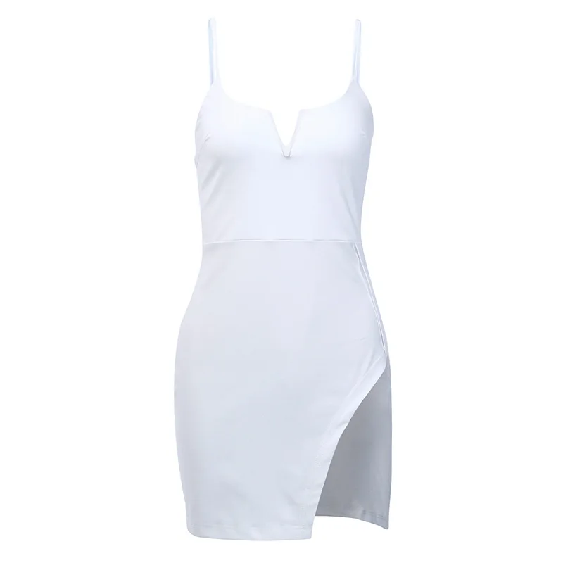 

women's dress summer new sling deep V-neck close sexy bag hip female Party Fitted Elegant Bodycon Dresses vintage clothes size