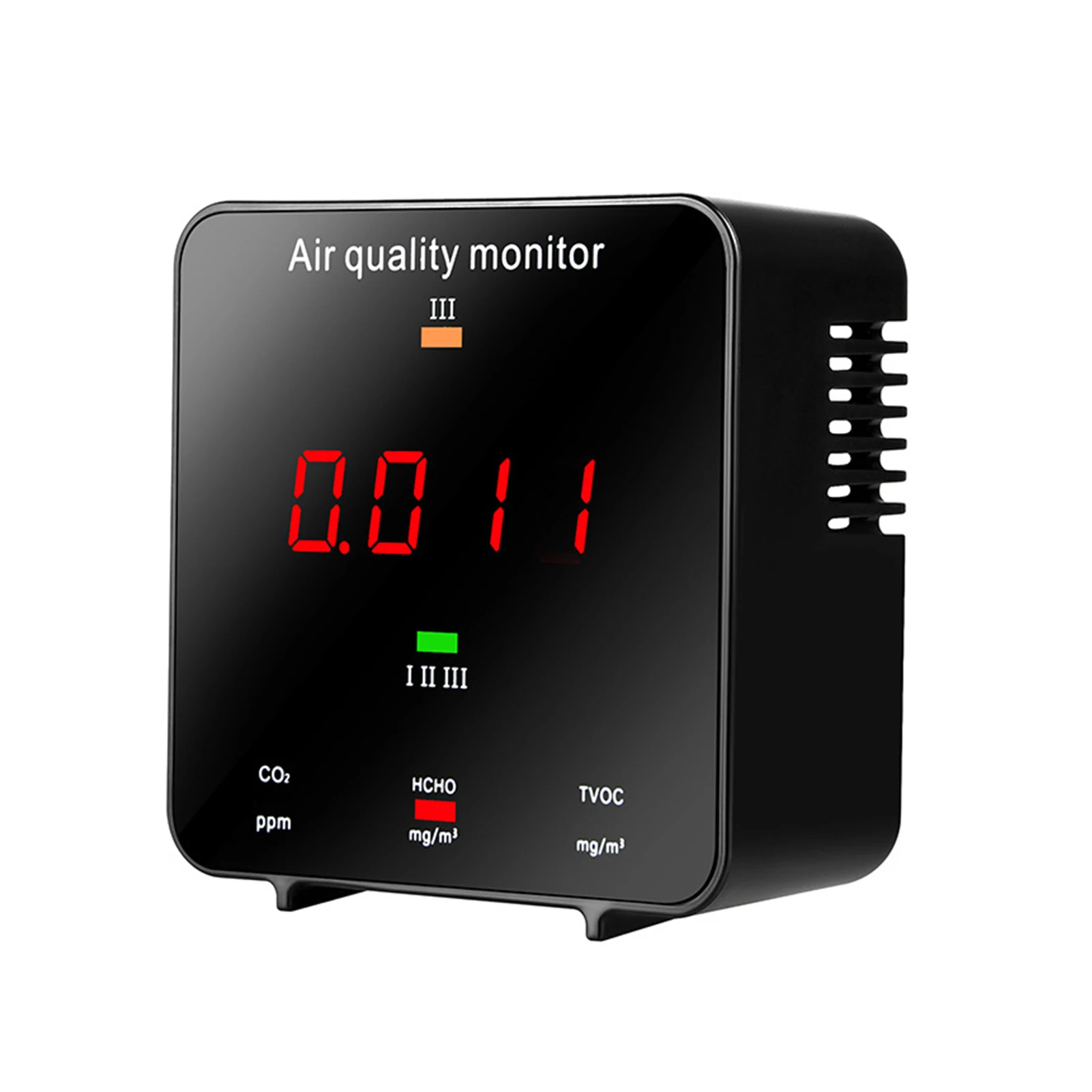 

Монитор качества воздуха BSIDE для CO2 HCHO TVOC AQI, профессиональный детектор электрохимических датчиков, перезаряжаемый светодиодный дисплей в р...