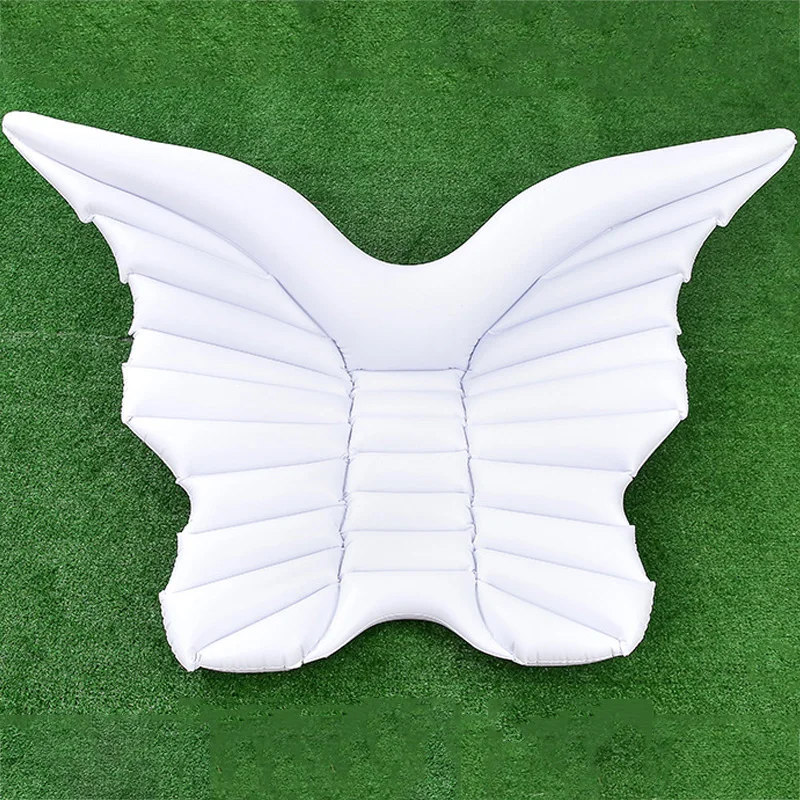 Гигантские Крылья Ангела из ПВХ плавающий ряд золотой белый надувной водный