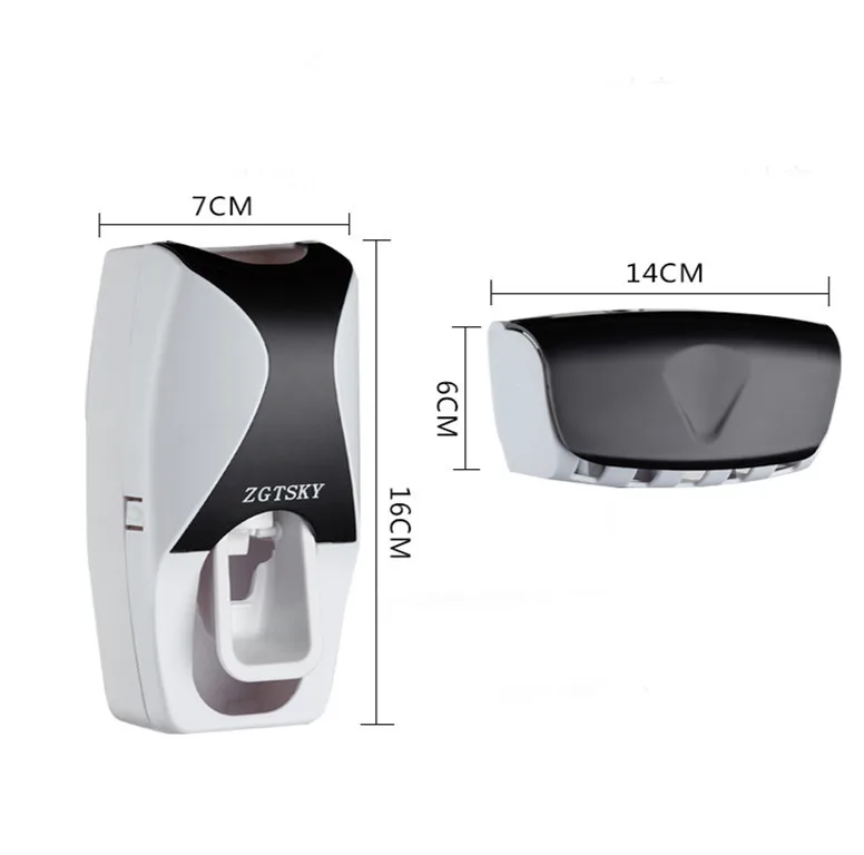 

Bathroom Accessories Set Tooth Brush Holder Automatic Toothpaste Dispenser Holder Toothbrush Wall Mount Rack Bathroom Tools Set
