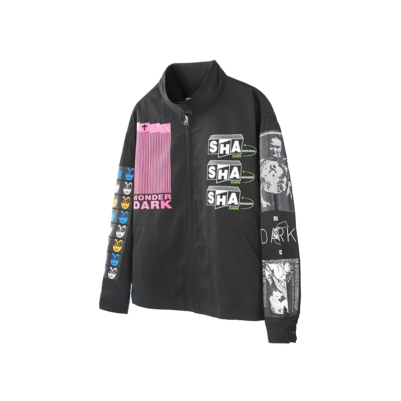 VIISHOW мужские куртки, Брендовые куртки с принтом граффити, Chaqueta Hombre, уличная одежда, мужские куртки и пальто, кардиган, JC1172191
