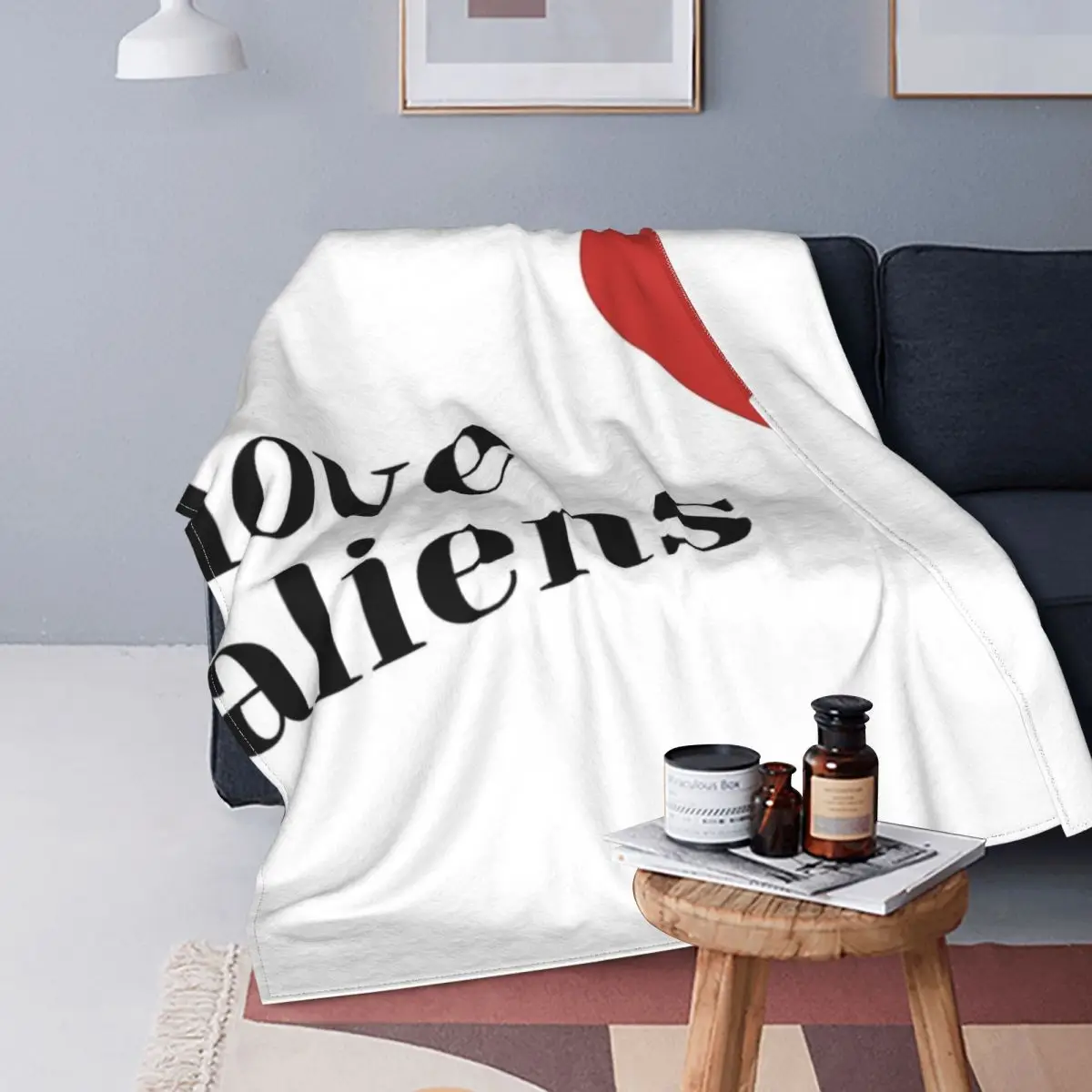 

Manta de amor alien para cama, edredón a cuadros, toalla, manta con capucha, mantas para camas
