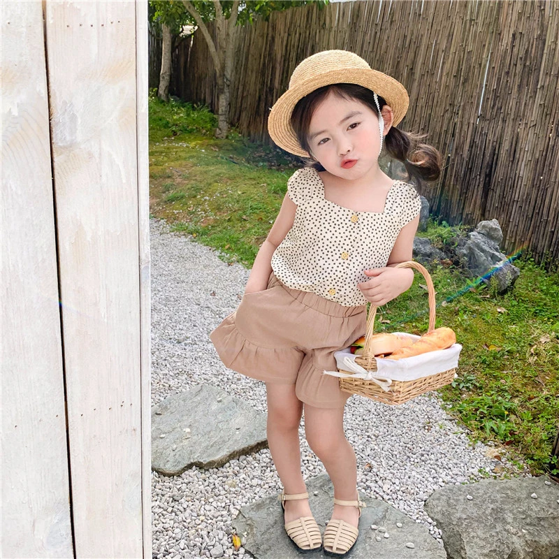 Комплект детской одежды из 2 предметов для девочек летняя одежда новинка 2020