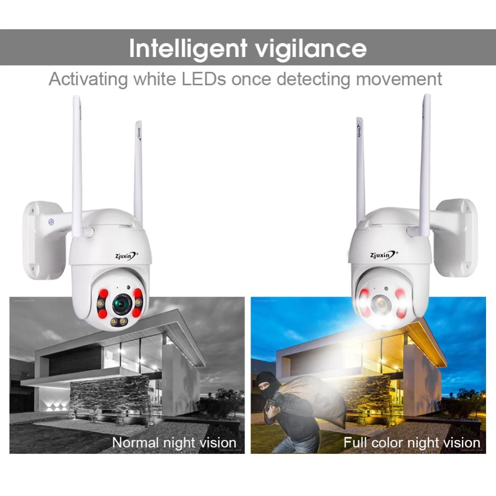 Full HD 1080P WiFi IP камера беспроводная Wi-Fi PTZ наружная скоростная купольная CCTV камера безопасности приложение ICSee поддержка двухстороннее аудио