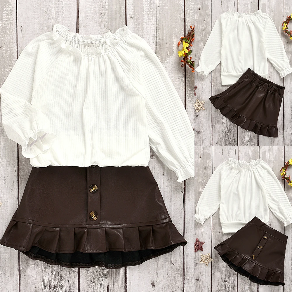 CYSINCOS/2020 г. Новый Модный летний комплект одежды для маленьких девочек топ с