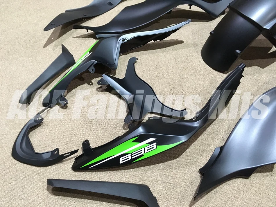 

New Abs Fairings Kit Fit for kawasaki Ninja ZX6R 636 599 2013 2014 2015 2016 6R 13 14 15 16 17 ZX-6R Body set Nice black green