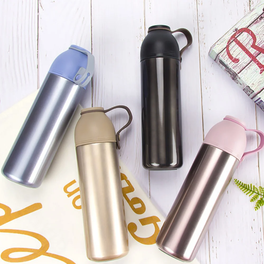 1 шт. 450 мл Портативный 304 Нержавеющая сталь двойной Слои вакуумной изоляцией