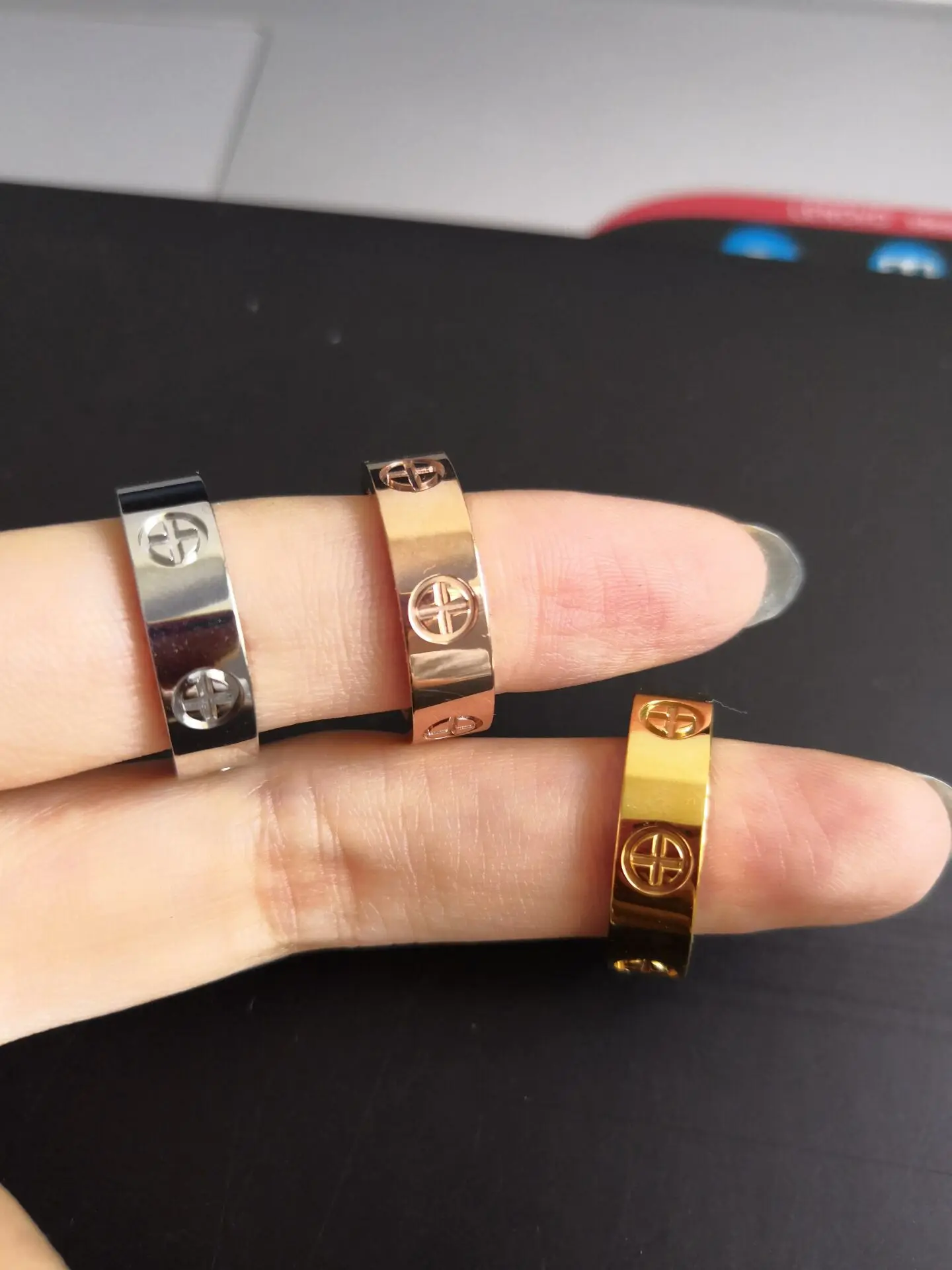 Обручальное кольцо из титановой стали для мужчин и женщин|Кольца помолвки| |