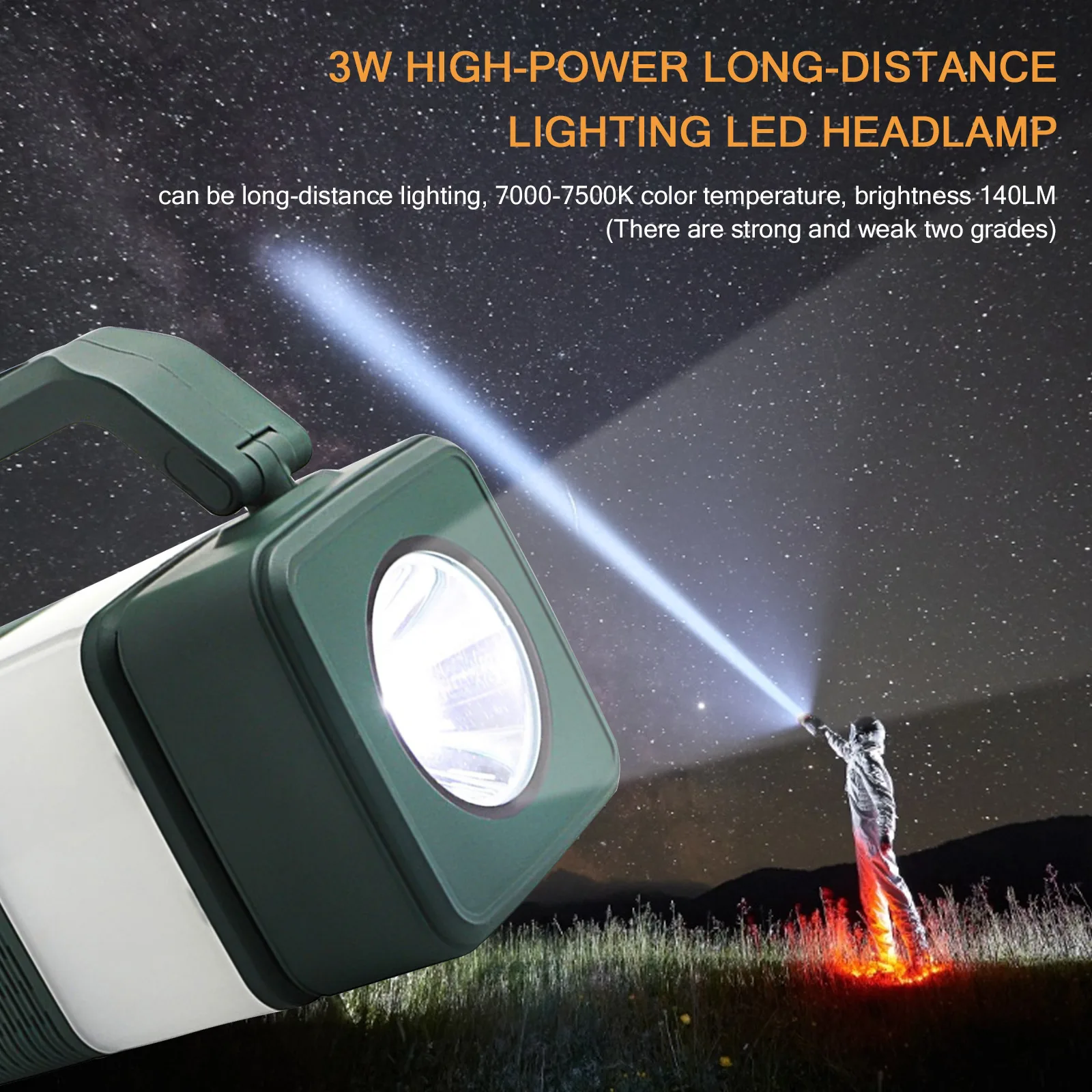 

Светодиодный фонарь для кемпинга, 4 в 1 светильник фонарь для кемпинга, фонасветильник для экстренного освещения на открытом воздухе