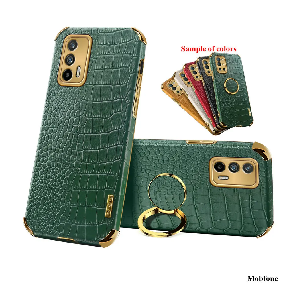 

Oppo Realme GT Case Luxury Crocodile Skin PU Leather + Soft TPU Back Cover for Oppo Realme GT Explorer Master Slim Cases Fundas