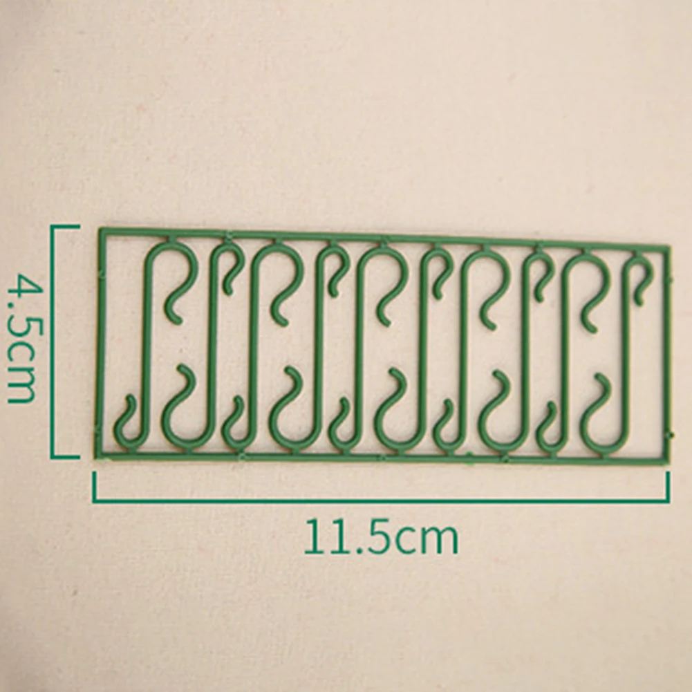 Многоразовые пластиковое Рождественское украшение крючки станок и мини