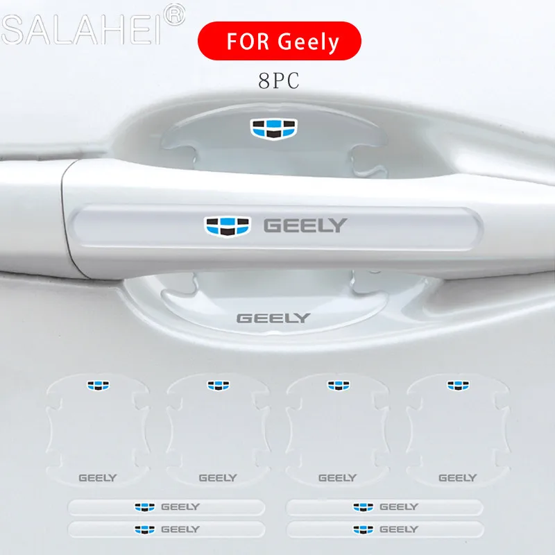 Прозрачная Чаша для дверной ручки автомобиля защита от царапин Geely Emgrand 7 EC7 EC8 X7 GE GT
