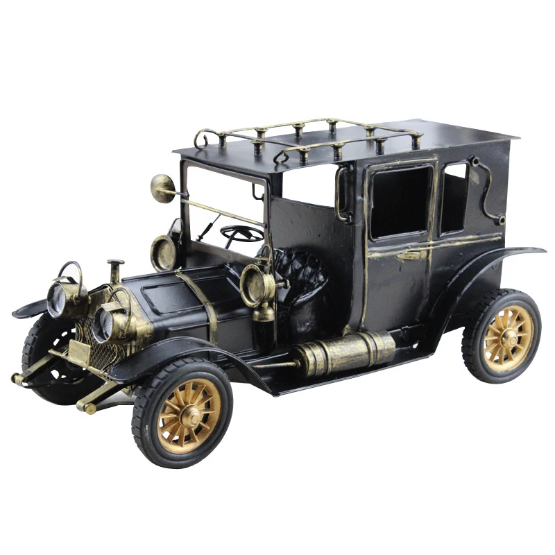 

Metal Car Model Classic Car Figurines For Home Decoration Accessories Handmade Ornament Photograph Props Children Toys Gifts