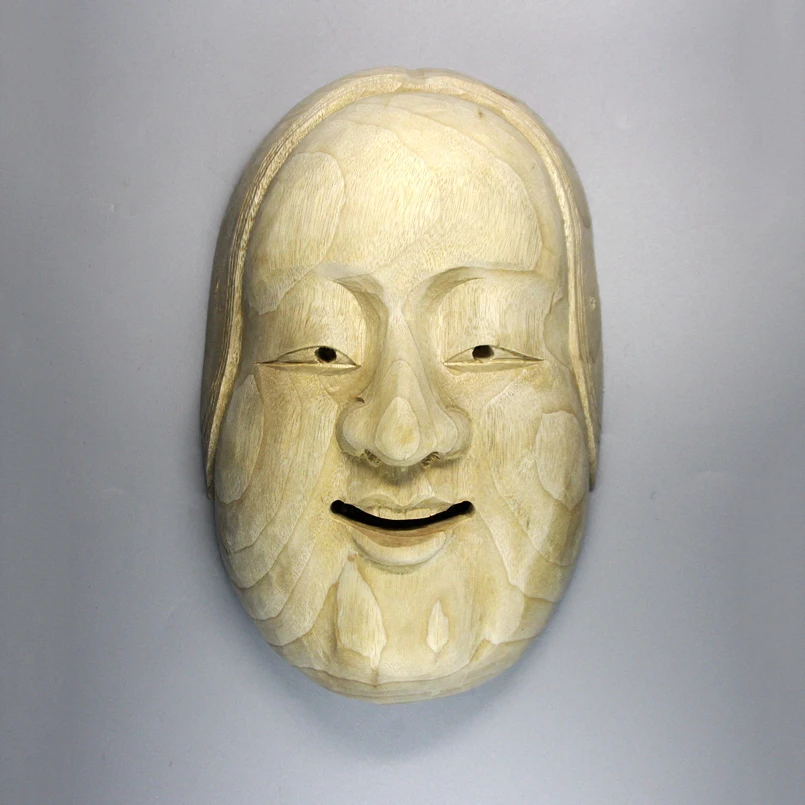 Деревянная статуя маска для украшения стен традиционная ручная работа делает