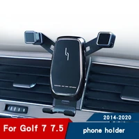Car phone holder for Volkswagen Golf 7 5 Golf MK7 MK7 5 interior modification parts phone stand 2016 2017 2018 2019