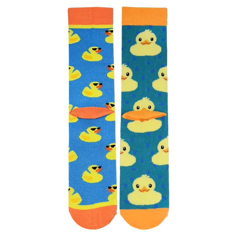 Cartoon Cosplay Duck Socks Novelty Funny Cute Kawaii Women Sock Winter Comfortable Warm Cotton Socks