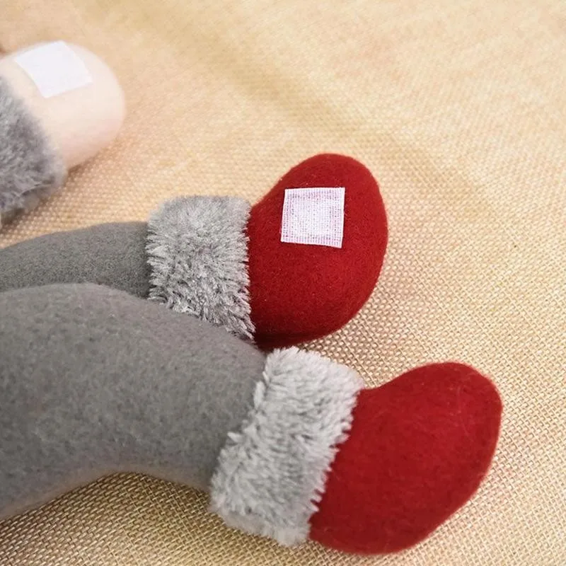 Рождество Санта Клаус занавес кнопка Декор для окон с Рождеством украшения дома