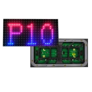 320x160 мм 32x16Dots светодиодный модуль P10 Напольный полный Цвет SMD RGB высокое Яркость светодиодный Дисплей матричная панель для билборда