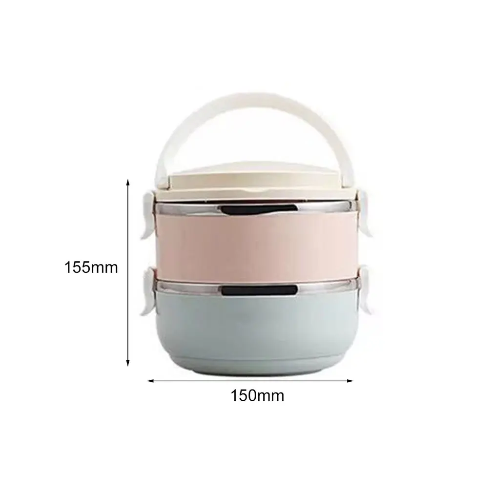 

Compact Size Home Office Lunch Box Thermal For Food Bento Box Stainless Steel Lunch Box For Kids Portable Picnic