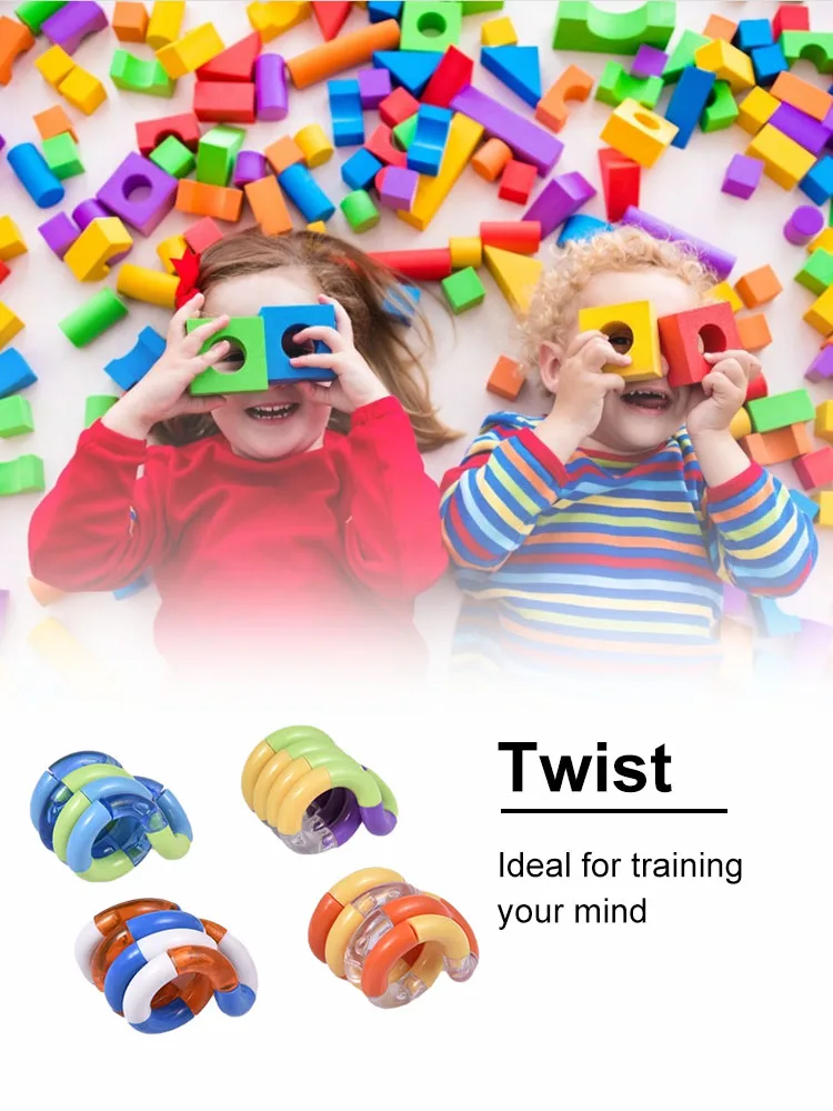 

Fidget Anti-compression Toys Twisting Adult Decompression Toys Children's Deformation Ropes To Relieve Stress And Anxiety