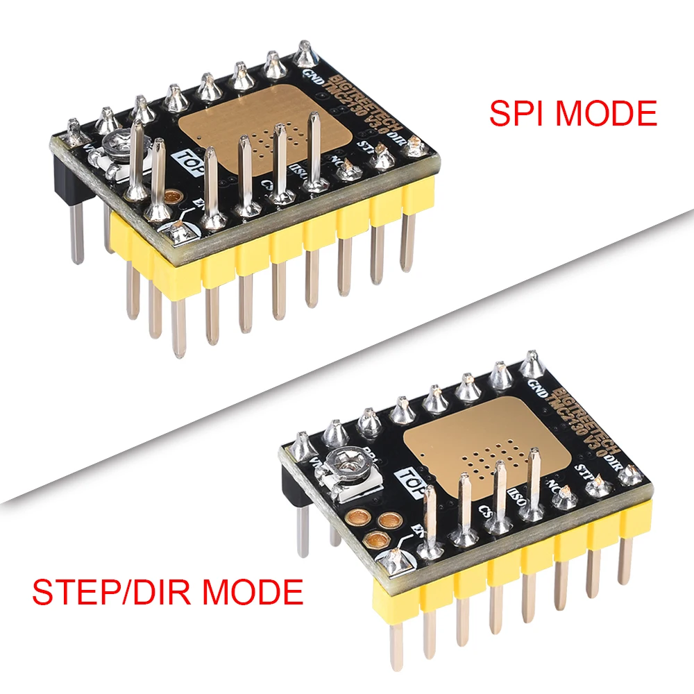 BIQU BIGTREETECH TMC2208 TMC2100 TMC2130 V1.1 SPI MKS шаговый двигатель бесшумный драйвер StepStick для 3D-принтера плата управления SKR V1.3