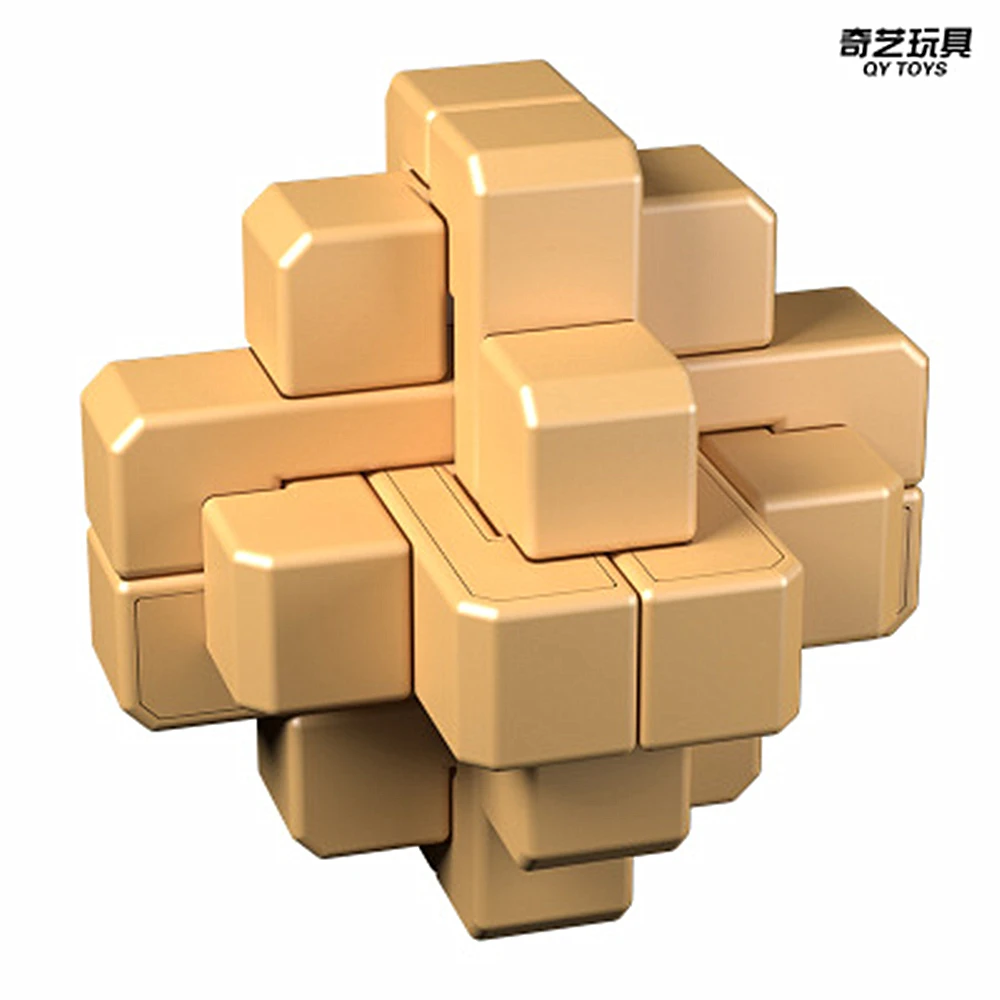 Кубик-головоломка qiyi 3D игрушки Kong Ming Luban Lock сборный шар кубик-головоломка вызов IQ