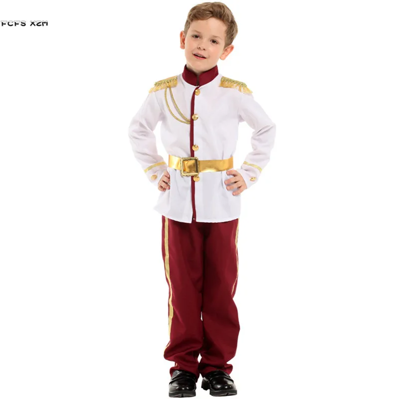 

M-XL Boys Halloween Soldier Uniform Costumes For Kids Children Army Officer Cosplay Carnival Purim Parade Masquerade Party Dress