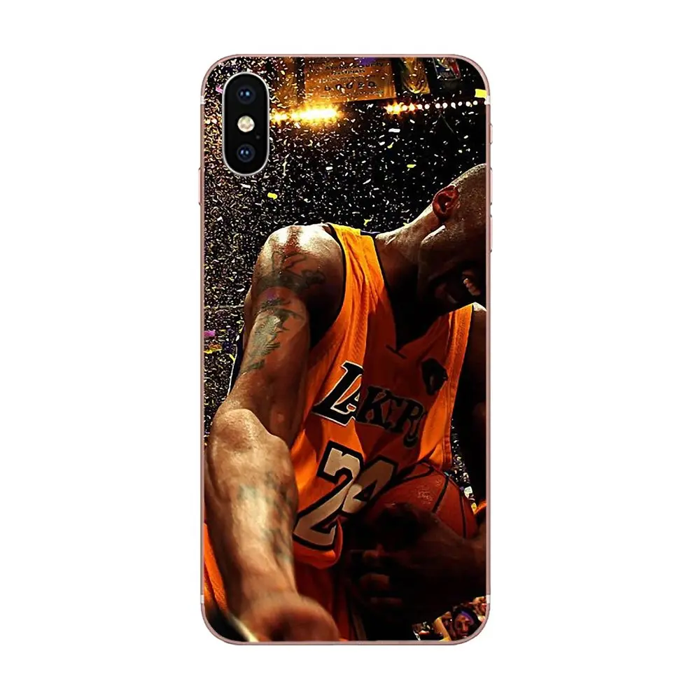 as picture Lakers 24 для Apple iPhone 4 4s 5 5C 5S SE 6 6S 7 8 Plus X XS Max XR Мягкий Силиконовый ТПУ прозрачный индивидуальный рисунок - Цвет: as picture